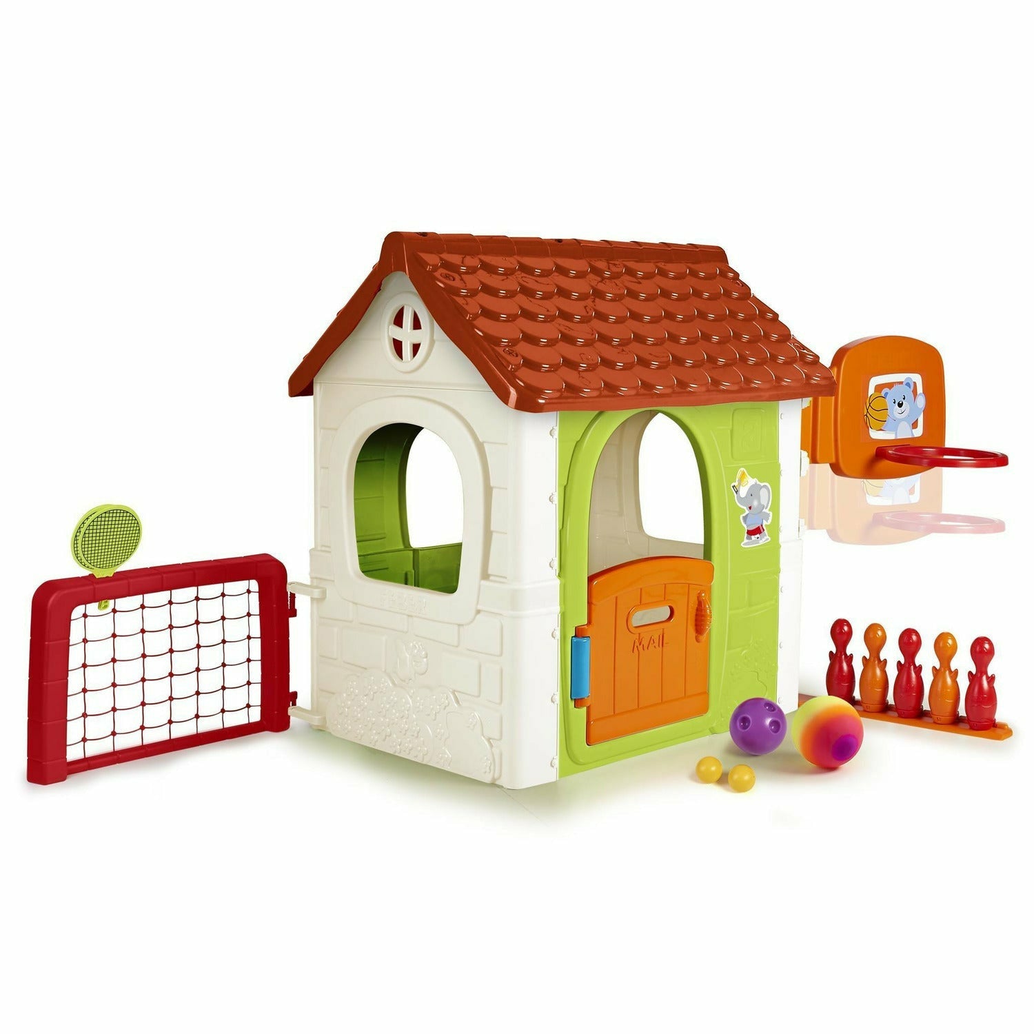 FEBER - Casetta Multi-Activity Casual 6 In 1 - h124x233x133 cm